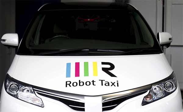 Parte il testi del Robot taxi: disponibile in Giappone dal 2020
