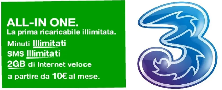 Offerte e promozioni TRE aprile 2015: ALL IN ONE silver e gold