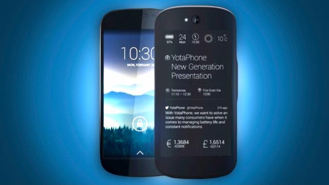 Yotaphone 2, lo smartphone dal "doppio" volto