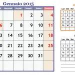 Calendario 2015 da scaricare sul web