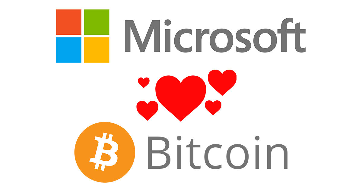 Microsoft adotta Bitcoin